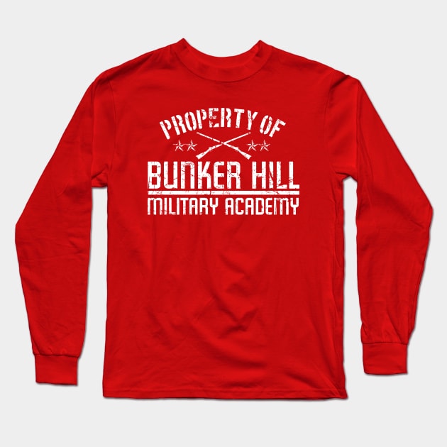 Bunker Hill Military Academy Long Sleeve T-Shirt by PopCultureShirts